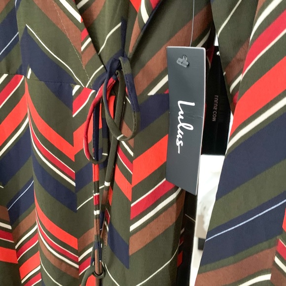 Lulus Martini Moment Multi Print Midi Dress - Picture 16 of 16